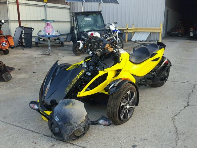 2BXNABC18EV000089 - 2014 CAN-AM SPYDER ROA YELLOW photo 2