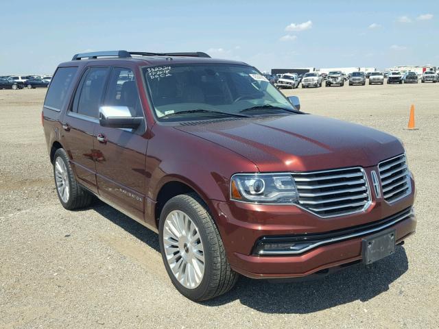 5LMJJ2JT7FEJ00607 - 2015 LINCOLN NAVIGATOR RED photo 1