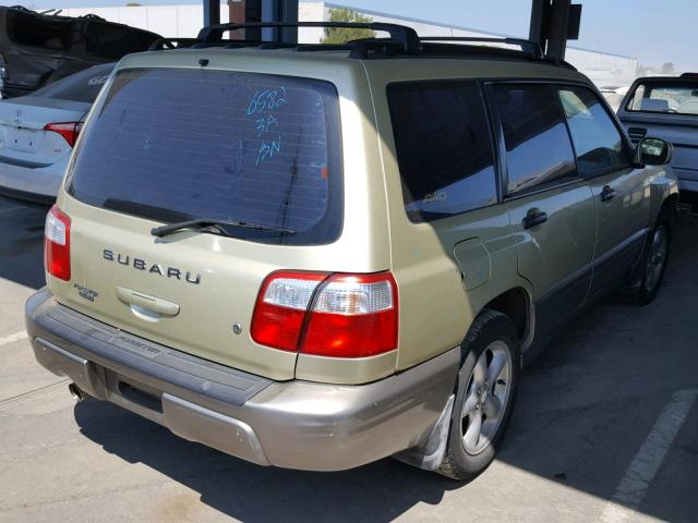JF1SF65502H744979 - 2002 SUBARU FORESTER S 金色 照片 4