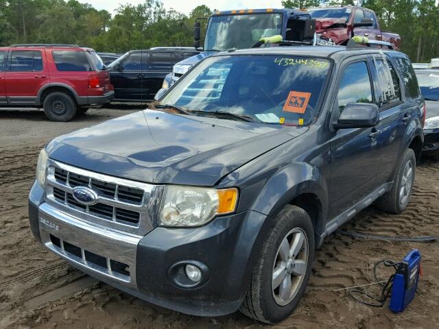 1FMCU04G29KA91715 - 2009 FORD ESCAPE GRAY photo 2