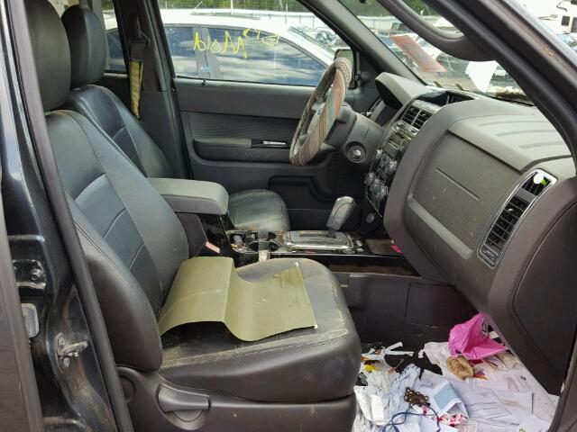 1FMCU04G29KA91715 - 2009 FORD ESCAPE GRAY photo 5