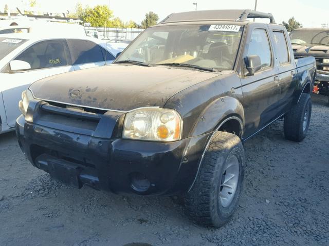 1N6MD27Y82C375064 - 2002 NISSAN FRONTIER C BLACK photo 2