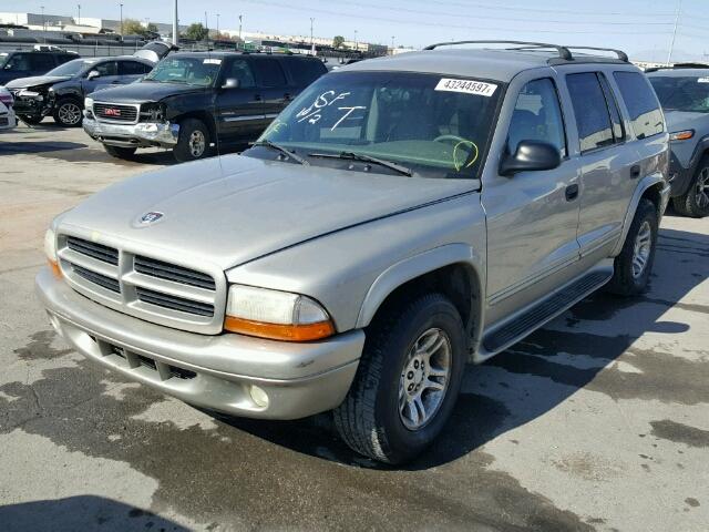 1B4HR28Z01F526793 - 2001 DODGE DURANGO GOLD photo 2