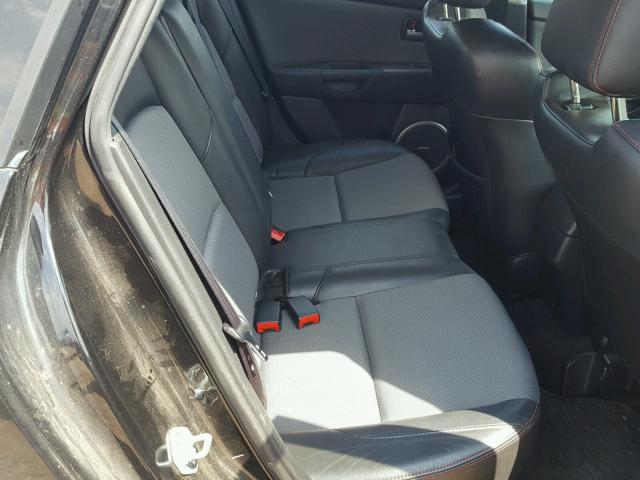 JM1BK34M981865573 - 2008 MAZDA SPEED 3 BLACK photo 6