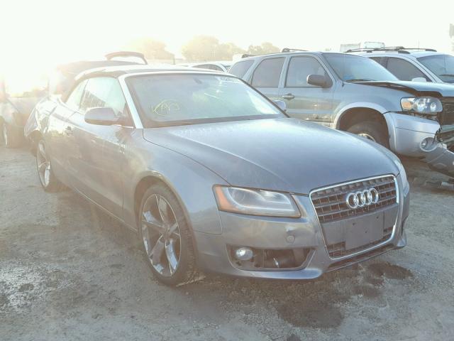 WAULFAFH3CN005857 - 2012 AUDI A5 GRAY photo 1