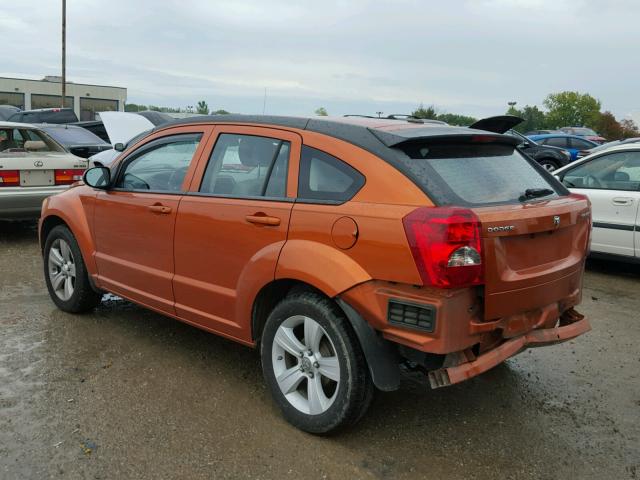 1B3CB3HA9BD107034 - 2011 DODGE CALIBER MA ORANGE photo 3