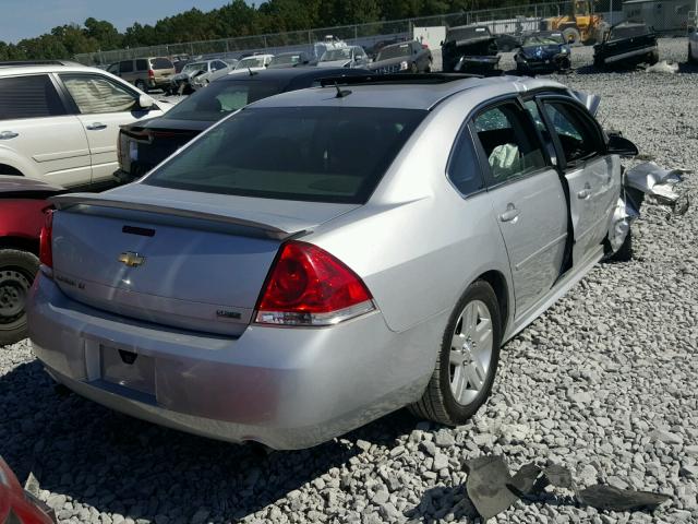 2G1WG5E30D1161036 - 2013 CHEVROLET IMPALA LT SILVER photo 4