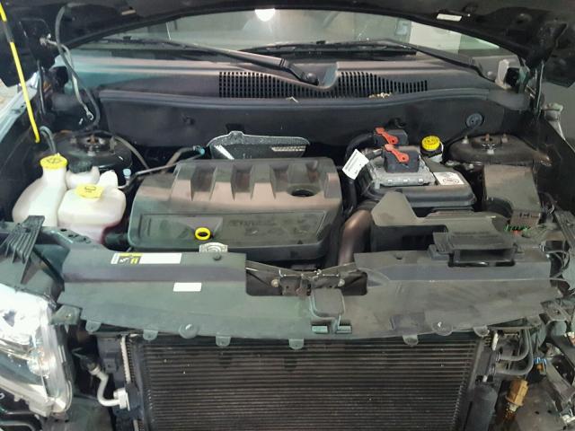 1C4NJDBB3HD105886 - 2017 JEEP COMPASS SP BLACK photo 7