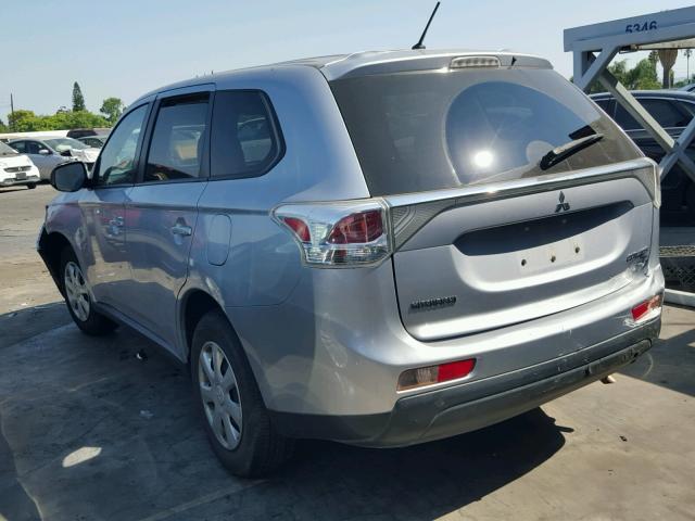 JA4AD2A35EZ004717 - 2014 MITSUBISHI OUTLANDER SILVER photo 3