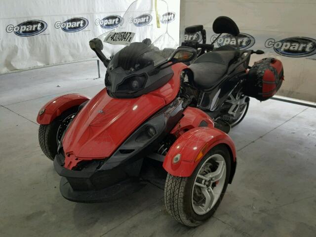 2BXJAHA179V000594 - 2009 CAN-AM SPYDER ROA RED photo 2