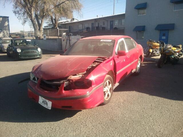 2G1WF52E349161719 - 2004 CHEVROLET IMPALA 红色 照片 2