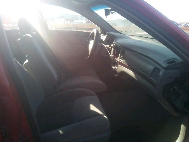 2G1WF52E349161719 - 2004 CHEVROLET IMPALA 红色 照片 5