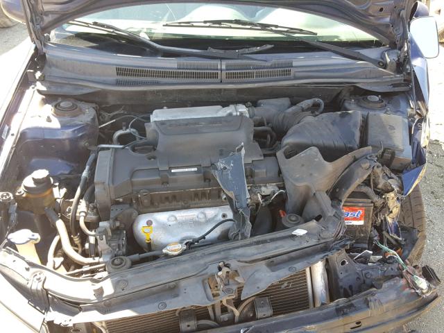 KNAFE121675410609 - 2007 KIA SPECTRA EX BLUE photo 7