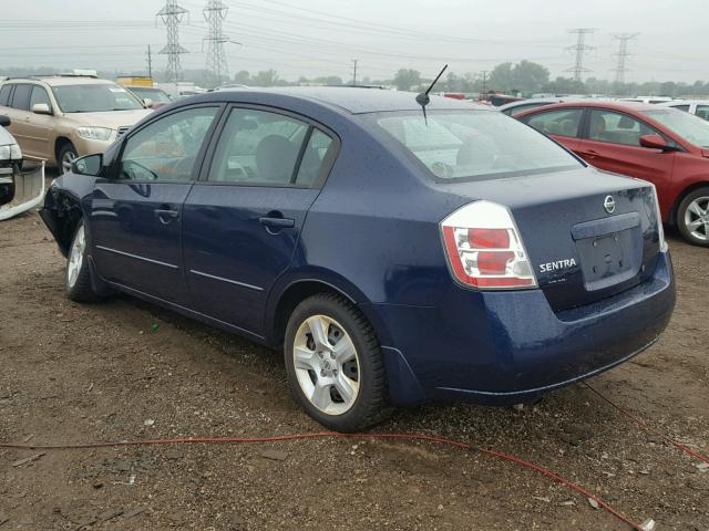 3N1AB61E18L671710 - 2008 NISSAN SENTRA BLUE photo 3