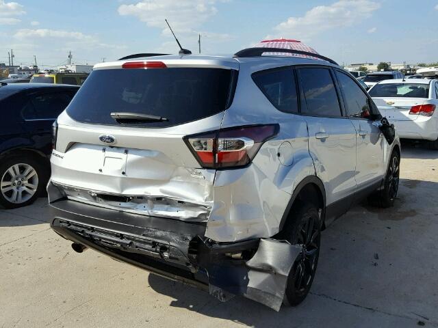 1FMCU0GD2HUC24283 - 2017 FORD ESCAPE SE SILVER photo 4