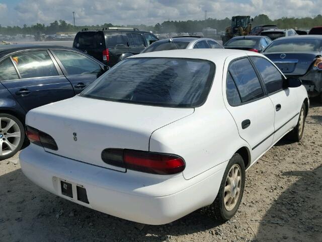 1Y1SK5388RZ003072 - 1994 GEO PRIZM WHITE photo 4