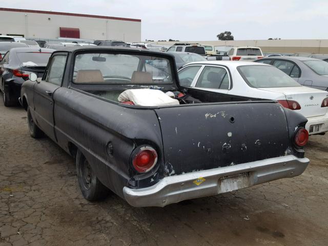 0R27S185411 - 1960 FORD RANCHERO BLACK photo 3