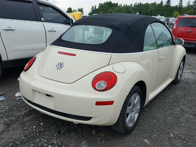 3VWRF21Y57M421383 - 2007 VOLKSWAGEN NEW BEETLE 米色 照片 4
