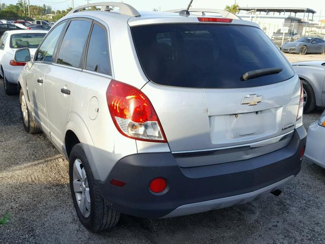 3GNAL1EK1CS634076 - 2012 CHEVROLET CAPTIVA SP SILVER photo 3