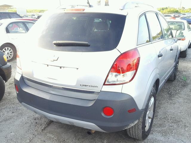 3GNAL1EK1CS634076 - 2012 CHEVROLET CAPTIVA SP SILVER photo 4