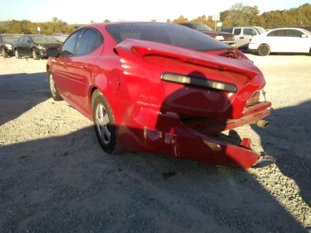 2G2WP552571141002 - 2007 PONTIAC GRAND PRIX RED photo 3