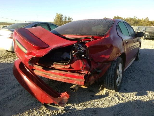 2G2WP552571141002 - 2007 PONTIAC GRAND PRIX RED photo 4