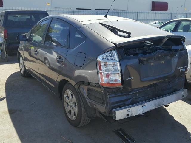 JTDKB20U783401086 - 2008 TOYOTA PRIUS GRAY photo 3