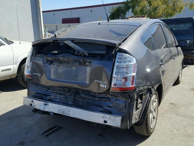 JTDKB20U783401086 - 2008 TOYOTA PRIUS GRAY photo 4