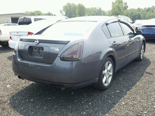 1N4BA41E35C864155 - 2005 NISSAN MAXIMA SE GRAY photo 4