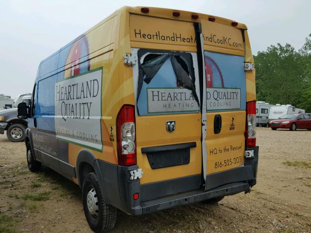 3C6TRVDG6EE129664 - 2014 RAM PROMASTER Sarı foto 3