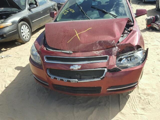 1G1ZC5E12BF337100 - 2011 CHEVROLET MALIBU RED photo 9