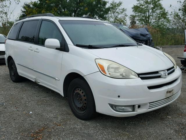 5TDZA22C75S372284 - 2005 TOYOTA SIENNA XLE WHITE photo 1