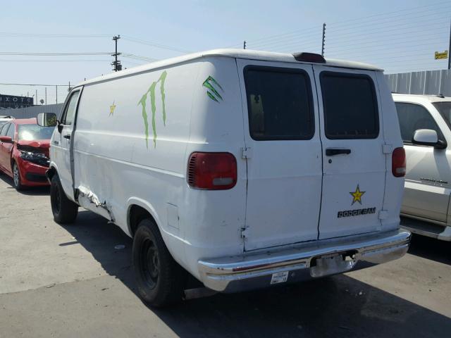 2B7HB21Y3RK135577 - 1994 DODGE RAM VAN B2 WHITE photo 3