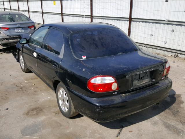 KNAFB1216Y5867169 - 2000 KIA SEPHIA BAS BLACK photo 3