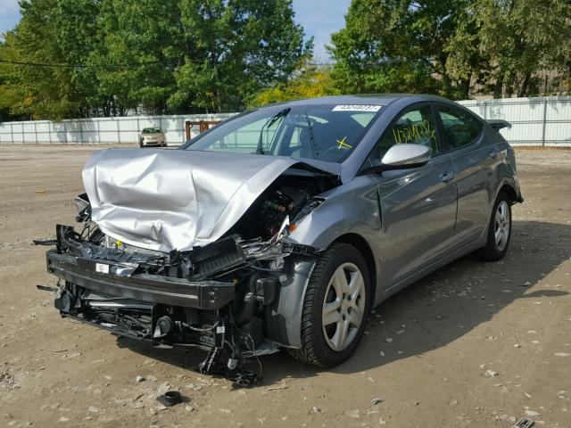 KMHDH4AE1CU335577 - 2012 HYUNDAI ELANTRA SILVER photo 2