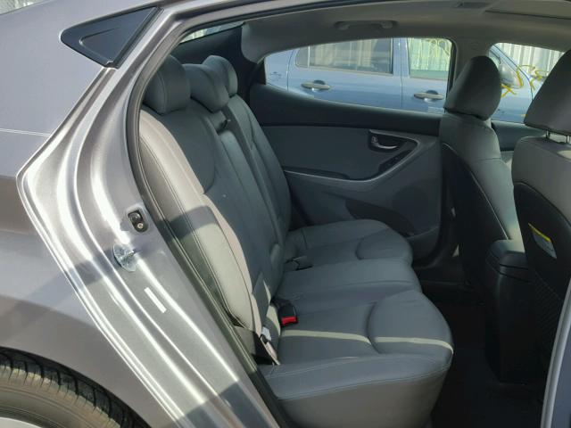 KMHDH4AE1CU335577 - 2012 HYUNDAI ELANTRA SILVER photo 6