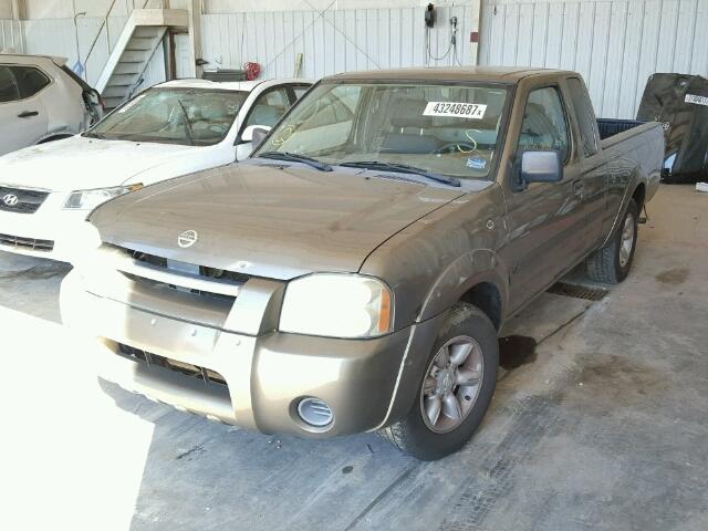 1N6DD26S52C316907 - 2002 NISSAN FRONTIER K GREEN photo 2