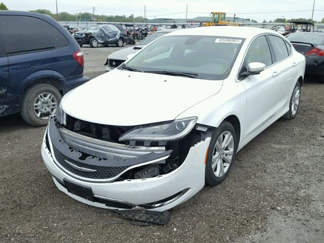 1C3CCCAB9GN125733 - 2016 CHRYSLER 200 LIMITE WHITE photo 2