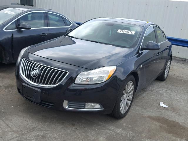 W04GP5EC1B1136204 - 2011 BUICK REGAL CXL CHARCOAL photo 2