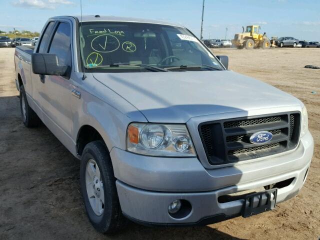 1FTRX12W67FA58051 - 2007 FORD F150 SILVER photo 1