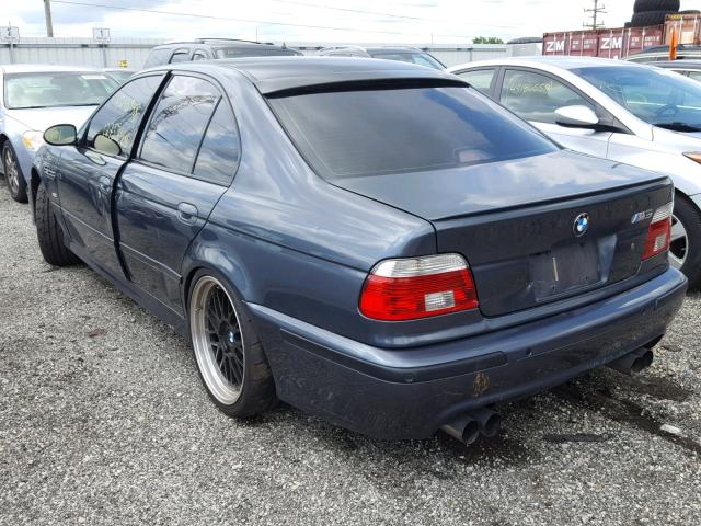 WBSDE93431BZ97368 - 2001 BMW M5 GRAY photo 3