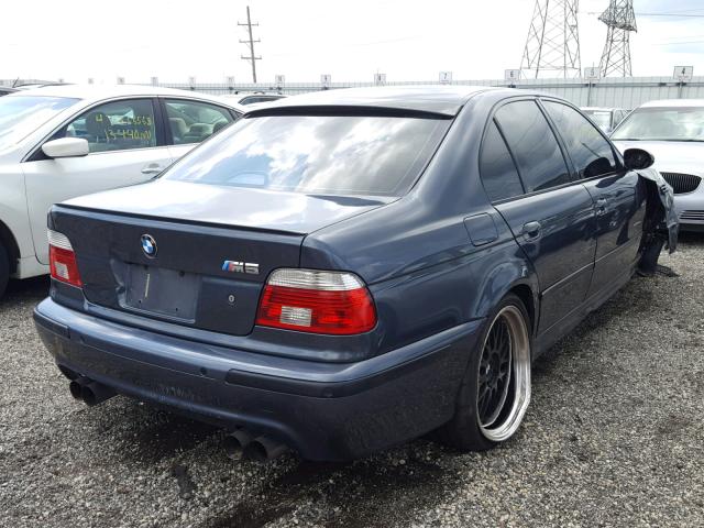 WBSDE93431BZ97368 - 2001 BMW M5 GRAY photo 4