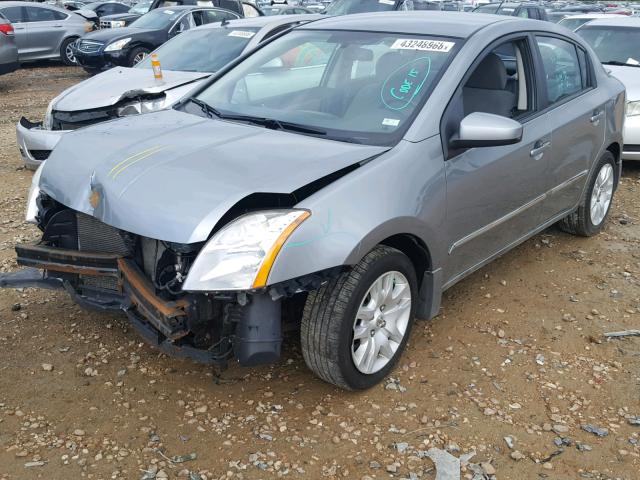 3N1AB6AP0CL697631 - 2012 NISSAN SENTRA 2.0 GRAY photo 2