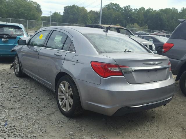 1C3CCBAB9DN704971 - 2013 CHRYSLER 200 LX GRAY photo 3