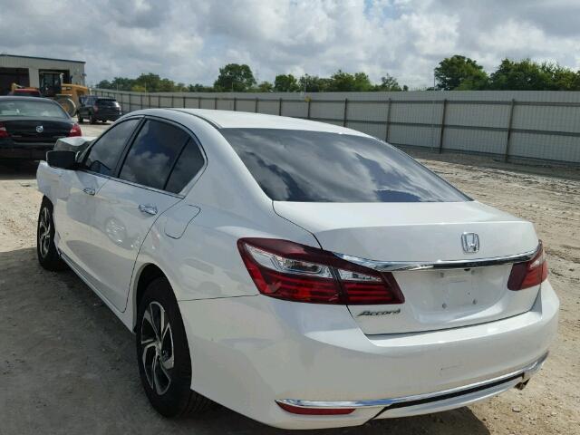 1HGCR2F34HA238652 - 2017 HONDA ACCORD LX WHITE photo 3