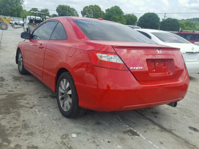 2HGFG1B97AH529418 - 2010 HONDA CIVIC EXL 红色 照片 3