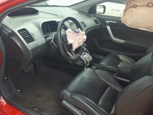 2HGFG1B97AH529418 - 2010 HONDA CIVIC EXL 红色 照片 5