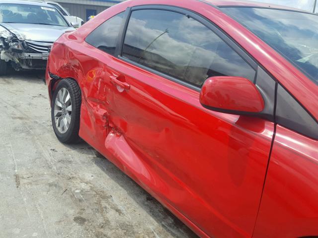 2HGFG1B97AH529418 - 2010 HONDA CIVIC EXL 红色 照片 9