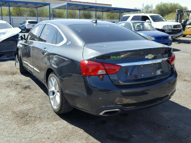 2G1155SL0F9163314 - 2015 CHEVROLET IMPALA LTZ BLUE photo 3