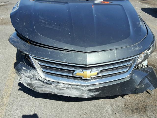 2G1155SL0F9163314 - 2015 CHEVROLET IMPALA LTZ BLUE photo 7